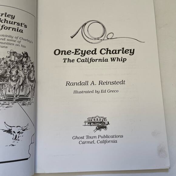 Signed Edition One-Eyed Charley by RA Reinstedt - Picture 5 of 7